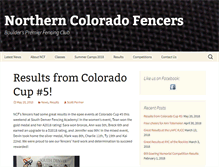 Tablet Screenshot of ncfencers.org